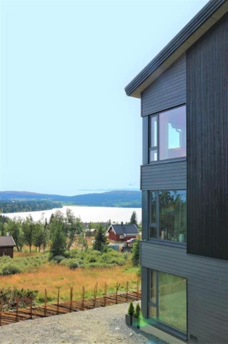 Leilighet Med Panoramautsikt Sjusjoen Innendors Parkering Eksteriør billede